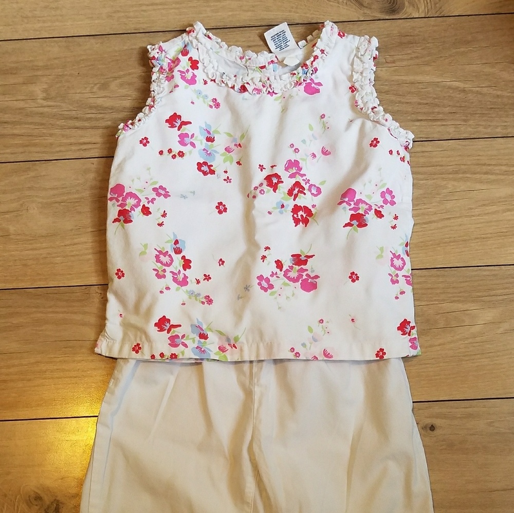 Baby Gap floral outfit